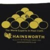Hainsworth Hainsworth BLACKBALL RULES Pool Table Racking Cloth - Black -Slok Billiards Equipment Store 1 1 19
