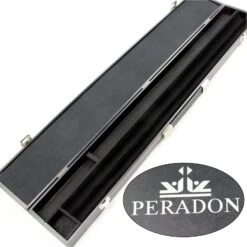 Peradon Peradon WIDE Black Attache Case For 2pc Cue And Extension