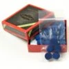 Brunswick 5 X 11mm Leather Blue Diamond Snooker Pool Cue Tips - Free Sandpaper -Slok Billiards Equipment Store 1 140