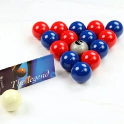 Aramith EXCLUSIVE! Aramith Premier SILVER 8 BALL Edition Red & Blue Pool Balls