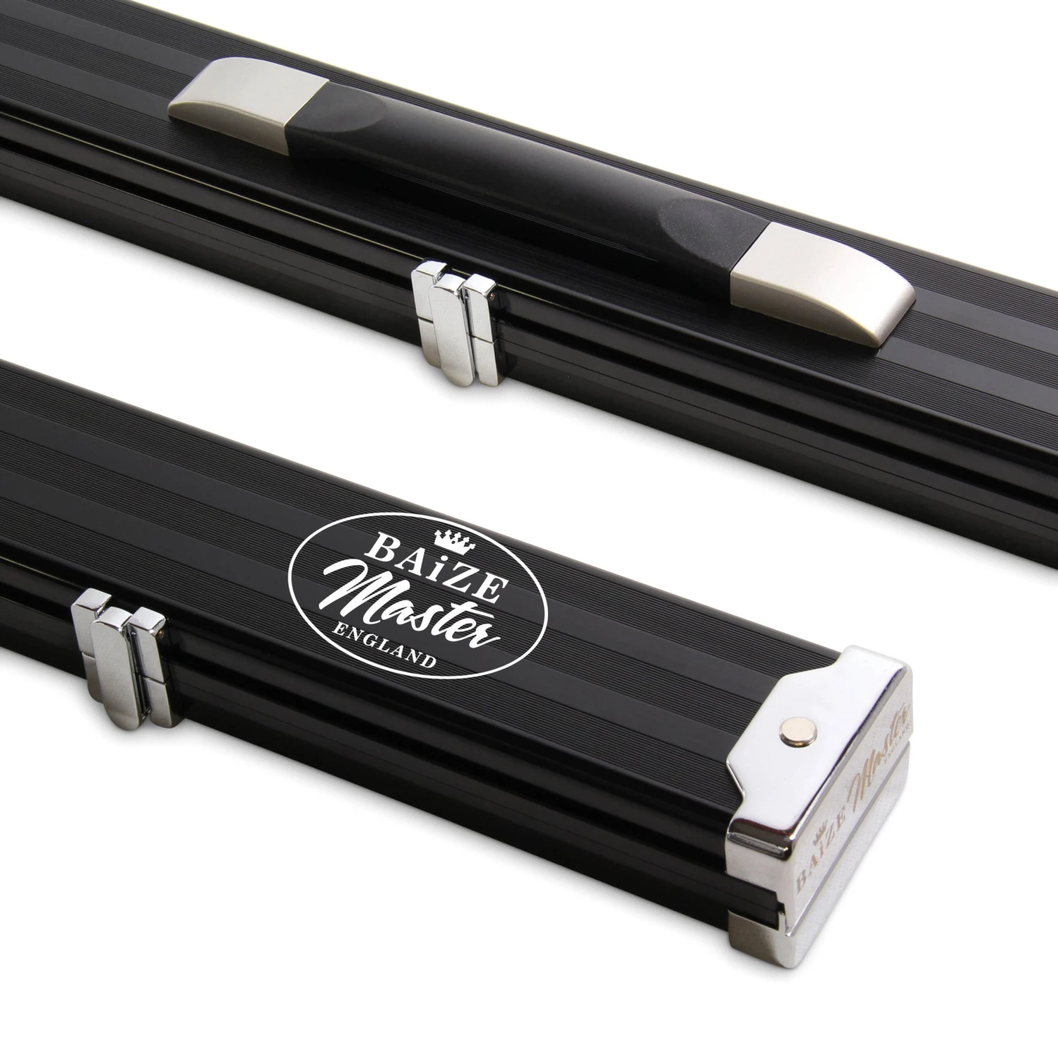 Baize Master Baize Master BLACK 3/4 PRO LINE Aluminium Metal Ends Snooker Pool Cue Case - Holds 1 Cue 3 Baize Master Baize Master BLACK 3/4 PRO LINE Aluminium Metal Ends Snooker Pool Cue Case - Holds 1 Cue