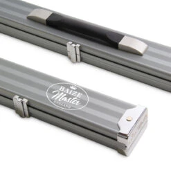 Baize Master Baize Master GREY 3/4 PRO LINE Aluminium Metal Ends Snooker Pool Cue Case - Holds 1 Cue