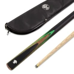 Jonny 8 Ball Jonny 8 Ball 42 Inch 2 Piece VANQUISH Junior Kids Snooker Pool Cue And SOFT CASE Set 10mm Tip