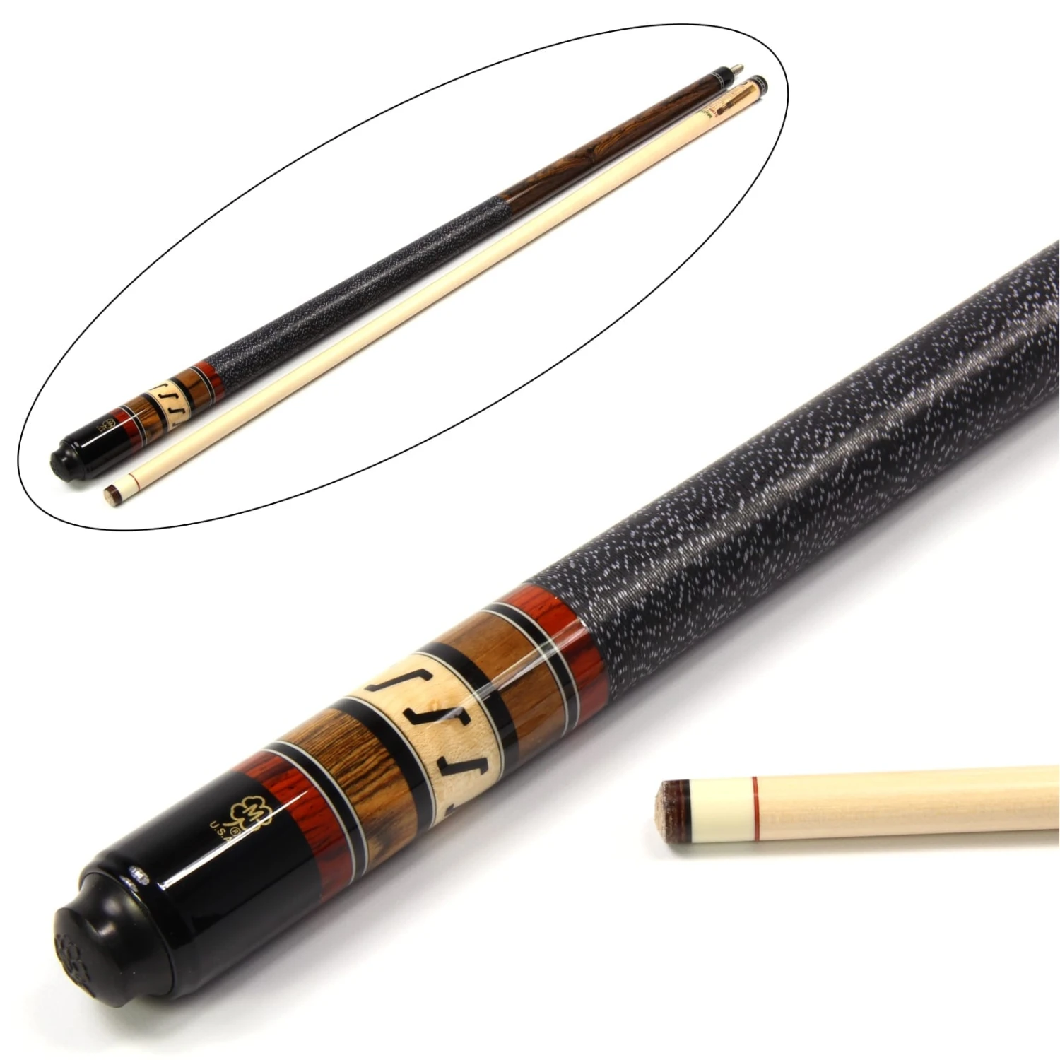 McDermott McDermott BOCOTE ‘S’ INLAY Hand Crafted G-Series American Pool Cue 13mm Tip G308 3 McDermott McDermott BOCOTE ‘S’ INLAY Hand Crafted G-Series American Pool Cue 13mm Tip G308