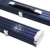 Baize Master Baize Master WIDE BLUE 3/4 PRO LINE Aluminium Metal Ends Snooker Pool Cue Case - Holds 2 Cues -Slok Billiards Equipment Store 1 5 1