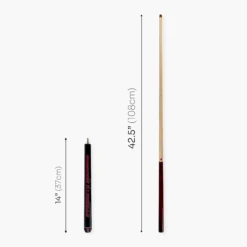 Cue + Case Darren Appleton Signature Series Dynamite Breaker 3 Piece American Pool Break Jump Cue With 13mm Phenolic Tip -Slok Billiards Equipment Store 10