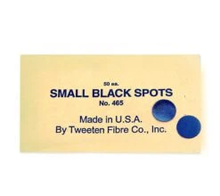 Tweeten 10 X Tweeten BLACK Snooker Pool Table Spot Marking Stickers 12.5mm - Self Adhesive