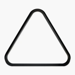 Cue & Case 2'' (51mm) 15 Ball BLACK Plastic Triangle (Standard Pub Pool Triangle) For 2 INCH Balls