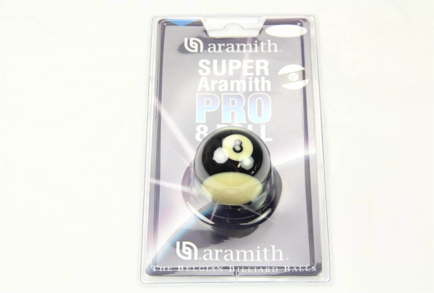 Aramith Super Aramith Pro Cup 2 Inch Striped Black 8 Ball In Blister Pack 4 Aramith Super Aramith Pro Cup 2 Inch Striped Black 8 Ball In Blister Pack - Image 2