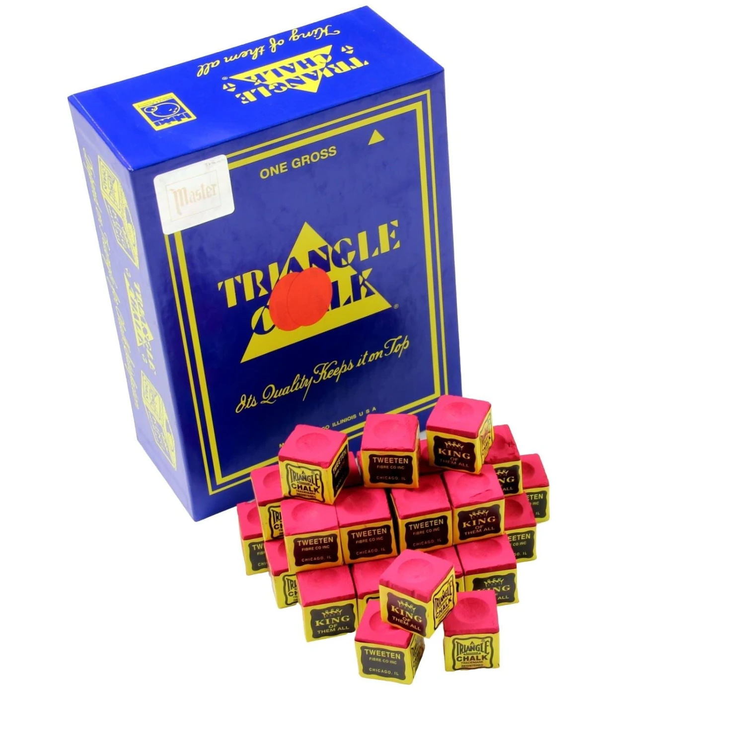 Cue & Case 24 Pieces RED Triangle Snooker Or Pool Chalk - Worlds Most Popular Chalk! 4 Cue & Case 24 Pieces RED Triangle Snooker Or Pool Chalk - Worlds Most Popular Chalk! - Image 2
