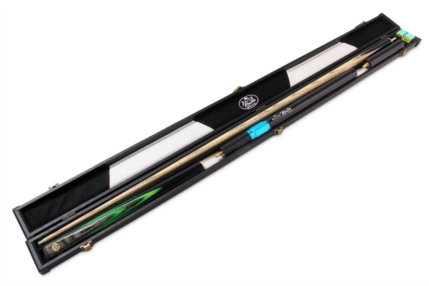 Baize Master Baize Master GREEN EMPEROR SNOOKER CUE SET With Case 2 X Extensions And Chalk 5 Baize Master Baize Master GREEN EMPEROR SNOOKER CUE SET With Case 2 X Extensions And Chalk - Image 3