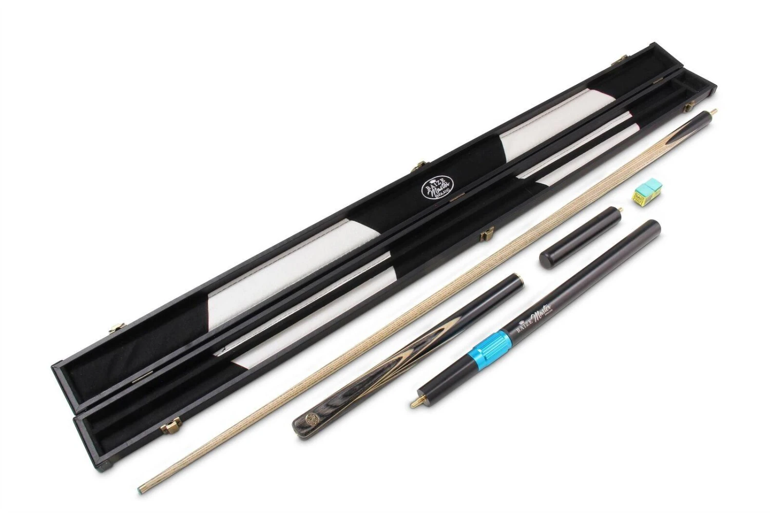 Baize Master Baize Master MAPLE EMPEROR SNOOKER CUE SET With Case 2 X Extensions And Chalk 4 Baize Master Baize Master MAPLE EMPEROR SNOOKER CUE SET With Case 2 X Extensions And Chalk - Image 2