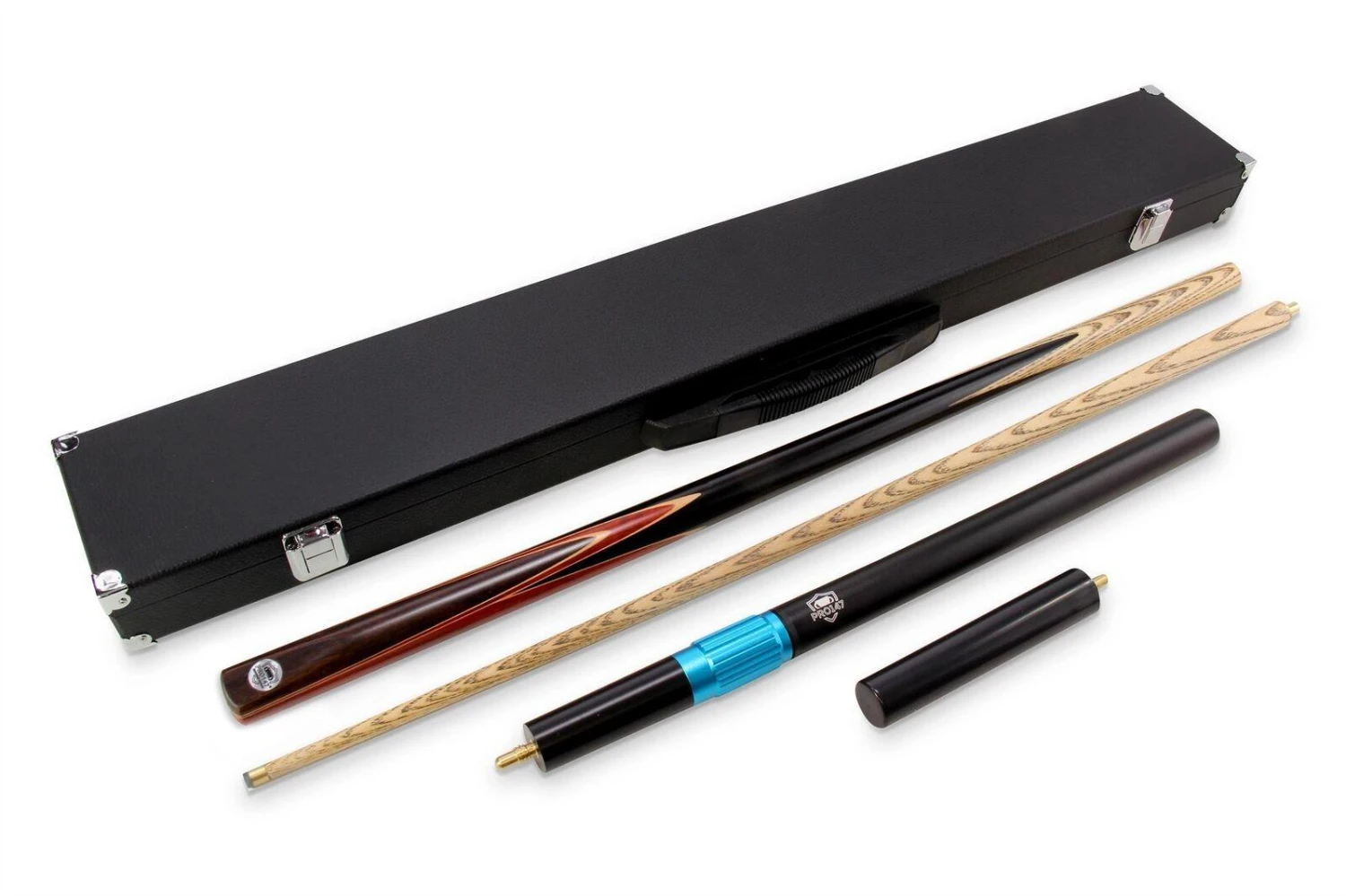 PRO147 PRO147 2pc RED DEVIL Multi Splice Snooker Pool Cue Set With 3 Slot Hard Case 4 PRO147 PRO147 2pc RED DEVIL Multi Splice Snooker Pool Cue Set With 3 Slot Hard Case - Image 2