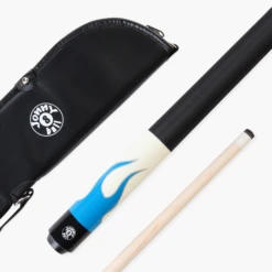 Cue + Case Jonny 8 Ball Flame 58" Maple Pool Snooker Cue With 11mm Tip And Heavy Duty Vinyl Soft Case -Slok Billiards Equipment Store 1 058bc952 b28d 4167 bbf6 bd809a121ac2
