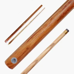 PRO147 PRO147 2 Piece BROWN SANDALWOOD Heavy Weight Snooker Cue With 9.8mm Tip 20oz To 21oz