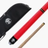 Jonny 8 Ball Jonny 8 Ball 48 Inch RED JUNIOR TRIAD 3 Section Pool Snooker Cue & SOFT CASE -Slok Billiards Equipment Store 1 21c6ed16 a783 4977 80f0 b80e00a27176