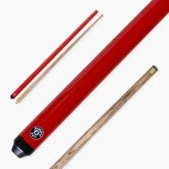 Jonny 8 Ball Jonny 8 Ball 42Inch RUBY RED JET JUNIOR 2pc ASH Snooker Pool Cue 9mm Elk Master
