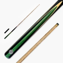 Baize Master Baize Master 1 Piece GREEN JESTER 57 Inch Ash Snooker Pool Cue With 9.5mm Tip