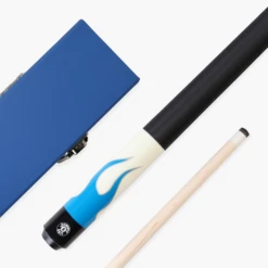 Cue + Case Jonny 8 Ball Flame 58" Maple Pool Snooker Cue With 11mm Tip And Hard Case -Slok Billiards Equipment Store 1 67604843 1dee 4226 a70d 5682e1a1ebcf