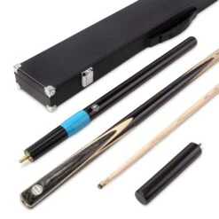 PRO147 PRO147 Windsor 57 Inch 2 Piece Snooker Pool Cue And Case Set 9.5mm Tip
