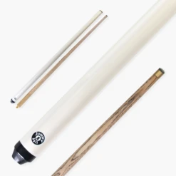 Jonny 8 Ball Jonny 8 Ball WHITE JET JUNIOR 36 Inch 2 Pc Ash Pool Snooker Cue - 10mm Tip