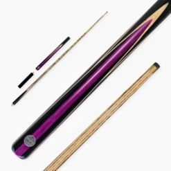 Baize Master Baize Master 3/4 PURPLE JESTER 57 Inch Ash Snooker Pool Cue With 9.5mm Tip