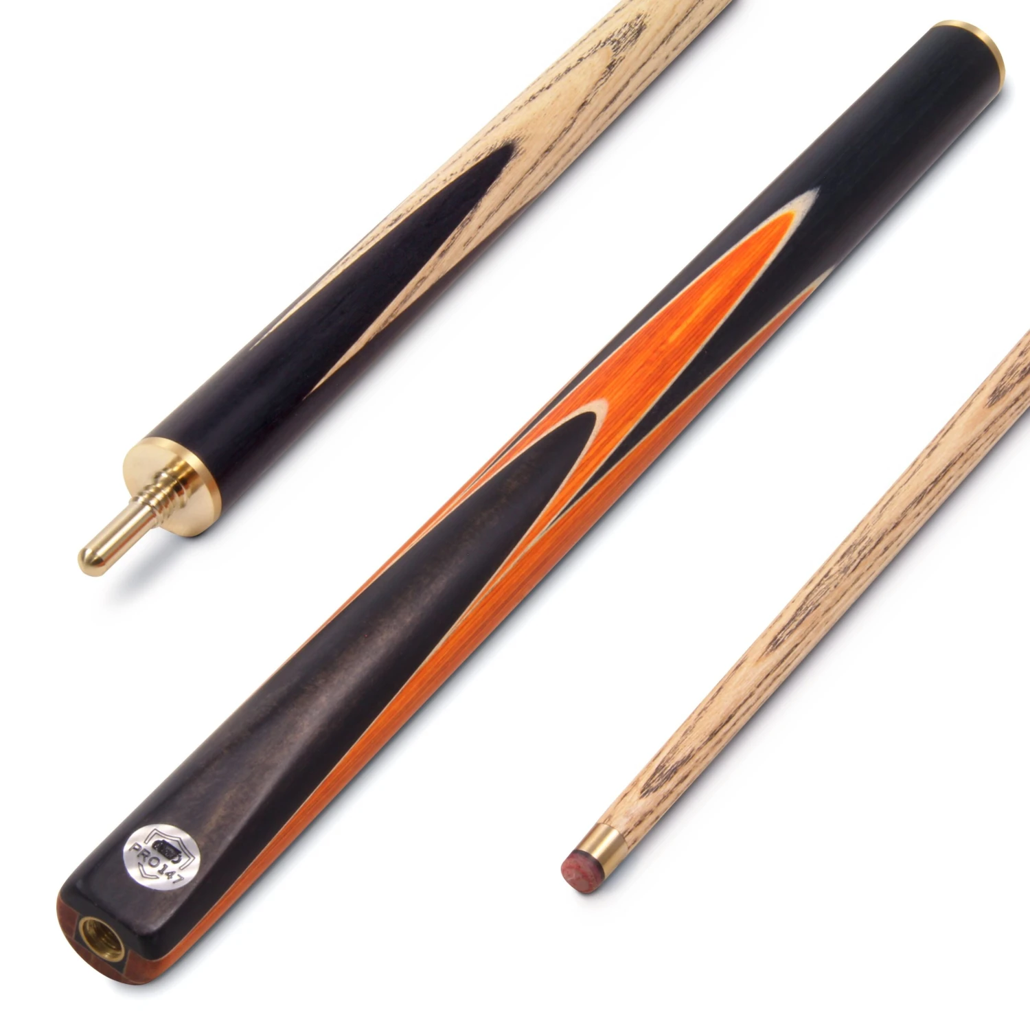 PRO147 PRO147 3/4 CRUCIBLE Hand Spliced 57 Inch Ash Snooker Pool Cue With 9.5mm Tip + Mini Butt Extension 3 PRO147 PRO147 3/4 CRUCIBLE Hand Spliced 57 Inch Ash Snooker Pool Cue With 9.5mm Tip + Mini Butt Extension
