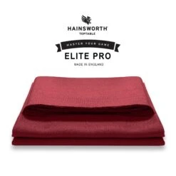 Hainsworth Hainsworth ELITE PRO 7ft UK POOL Table Cloth Bed & Cushion Set -Slok Billiards Equipment Store 1 EP BURGUNDY