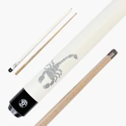 Jonny 8 Ball Jonny 8 Ball SCORPION 57 Inch 2 Piece Ash Snooker Pool Cue 9mm Tip