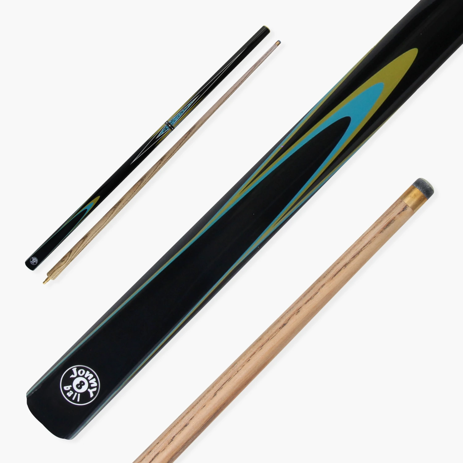 Jonny 8 Ball Jonny 8 Ball TRIDENT 57 Inch 2 Piece Centre Joint Ash Snooker Pool Cue With 9.5mm Tip 3 Jonny 8 Ball Jonny 8 Ball TRIDENT 57 Inch 2 Piece Centre Joint Ash Snooker Pool Cue With 9.5mm Tip