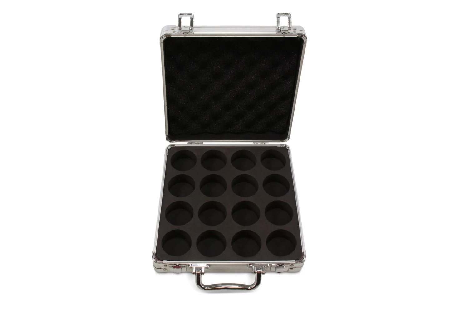 Baize Master Baize Master Silver English Pool Ball Flight Carry Case - 16 Pool Balls (2 Inch) 4 Baize Master Baize Master Silver English Pool Ball Flight Carry Case - 16 Pool Balls (2 Inch) - Image 2