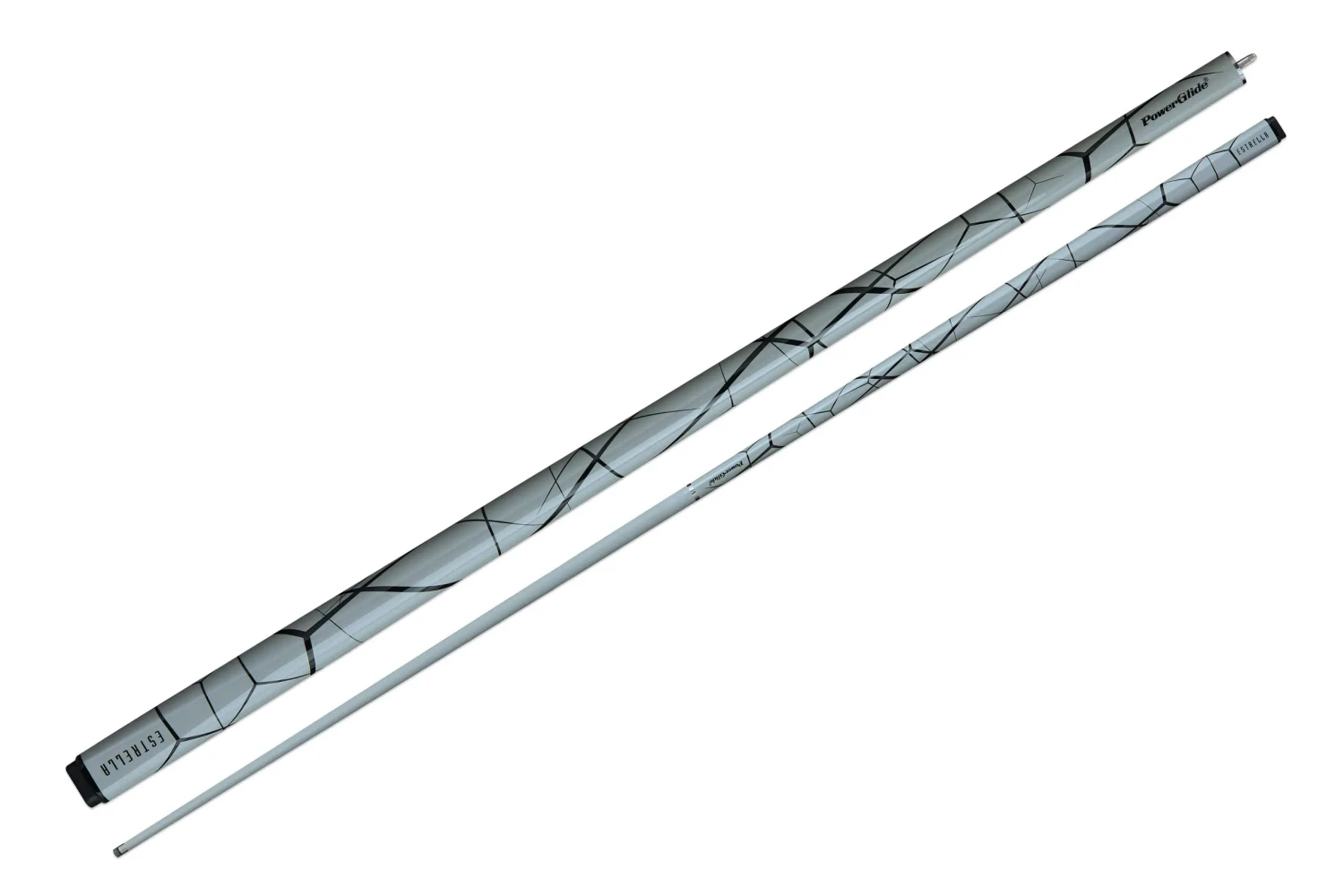 PowerGlide PowerGlide Estrella Fiberglass 57 Inch 2 Piece Centre Joint Low Deflection Snooker Cue 10mm Tip 4 PowerGlide PowerGlide Estrella Fiberglass 57 Inch 2 Piece Centre Joint Low Deflection Snooker Cue 10mm Tip - Image 2