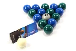 Aramith EXCLUSIVE! Aramith Premier SILVER 8 BALL Edition GREEN & BLUE Pool Balls -Slok Billiards Equipment Store 2 477
