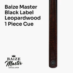 Baize Master Baize Master Black Label 57 Inch One Piece Hand Spliced Premium Ebony Butt English Pool Cue With 8mm Leather Tip -Slok Billiards Equipment Store 2 4c2896dd d01e 4ff7 a254 f17b38b46976