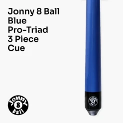 Jonny 8 Ball Jonny 8 Ball 52" BLUE PRO-TRIAD 3 Section Pool Cue - 8mm Elk Master Tip 12 Jonny 8 Ball Jonny 8 Ball 52" BLUE PRO-TRIAD 3 Section Pool Cue - 8mm Elk Master Tip -Slok Billiards Equipment Store 2 529a8b90 1cb8 4976 b11f a6b60ffd5c06