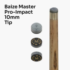 Baize Master Baize Master Pro-Impact Leather Backed Pressed Tips - Pack Of 4 - 10mm Tips -Slok Billiards Equipment Store 2 59c95d33 232a 402f a98e 53aa66d82467