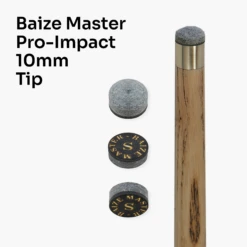 Baize Master Baize Master Pro-Impact Leather Backed Pressed Tips - Pack Of 4 - 10mm Tips -Slok Billiards Equipment Store 2 d3bc86db 9c49 4fb9 aca4 fe0991b12b6c