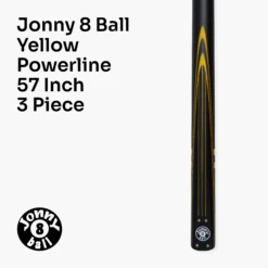 Jonny 8 Ball Jonny 8 Ball 57 Inch 3 Piece Length Adjustable Cue 9mm Tip - Shorten To 44 Inch + Black Reinforced Hard Case -Slok Billiards Equipment Store 2 e75ce124 454f 4a7d a84c 8abed86a7ae0