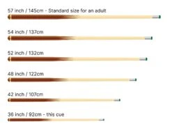 PRO147 PRO147 JUNIOR CHAMPION 36 Inch Traditional 2pc Kids Junior Pool Snooker Cue Matching Ash Grain 10mm Tip With Mini BLACK HARD Case -SE13 -Slok Billiards Equipment Store 36 inch cue comparison a3924d8f 9bac 48df 9eef 469b8c06e161