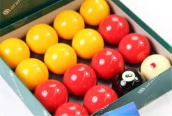 Aramith ARAMITH LEAGUE Red & Yellow 2'' Balls With PRO CUP Spotted Cue Ball -Slok Billiards Equipment Store 36907410