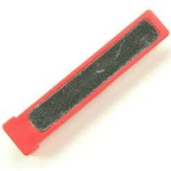 Cue & Case Pocket-Sized SUPAFILE Cue Tip Shaper: Red Plastic & Dual Sandpapered