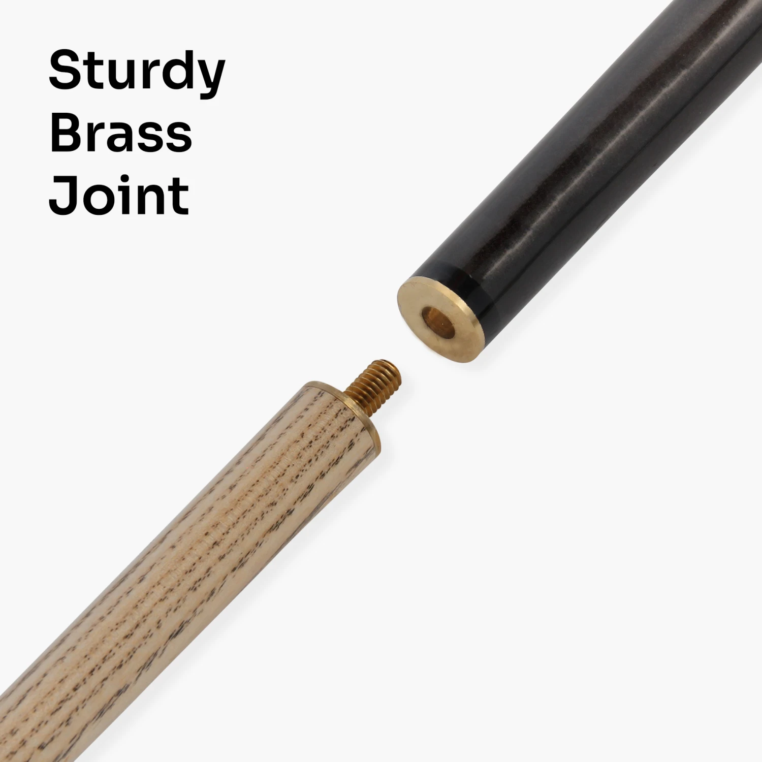 Jonny 8 Ball Jonny 8 Ball 42 Inch BLACK JET JUNIOR 2 Pc Ash Pool Snooker Cue - 10mm Tip 5 Jonny 8 Ball Jonny 8 Ball 42 Inch BLACK JET JUNIOR 2 Pc Ash Pool Snooker Cue - 10mm Tip - Image 3