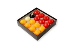 Cue + Case PREMIUM GRADE 2" Inch (50.8mm) Reds And Yellows English Pool Balls + 1 7/8 Inch Cue Ball - Perfect For Home Tables And Coin-operated Tables -Slok Billiards Equipment Store 3 6443b823 0685 4dea a213 9a041e2854bd