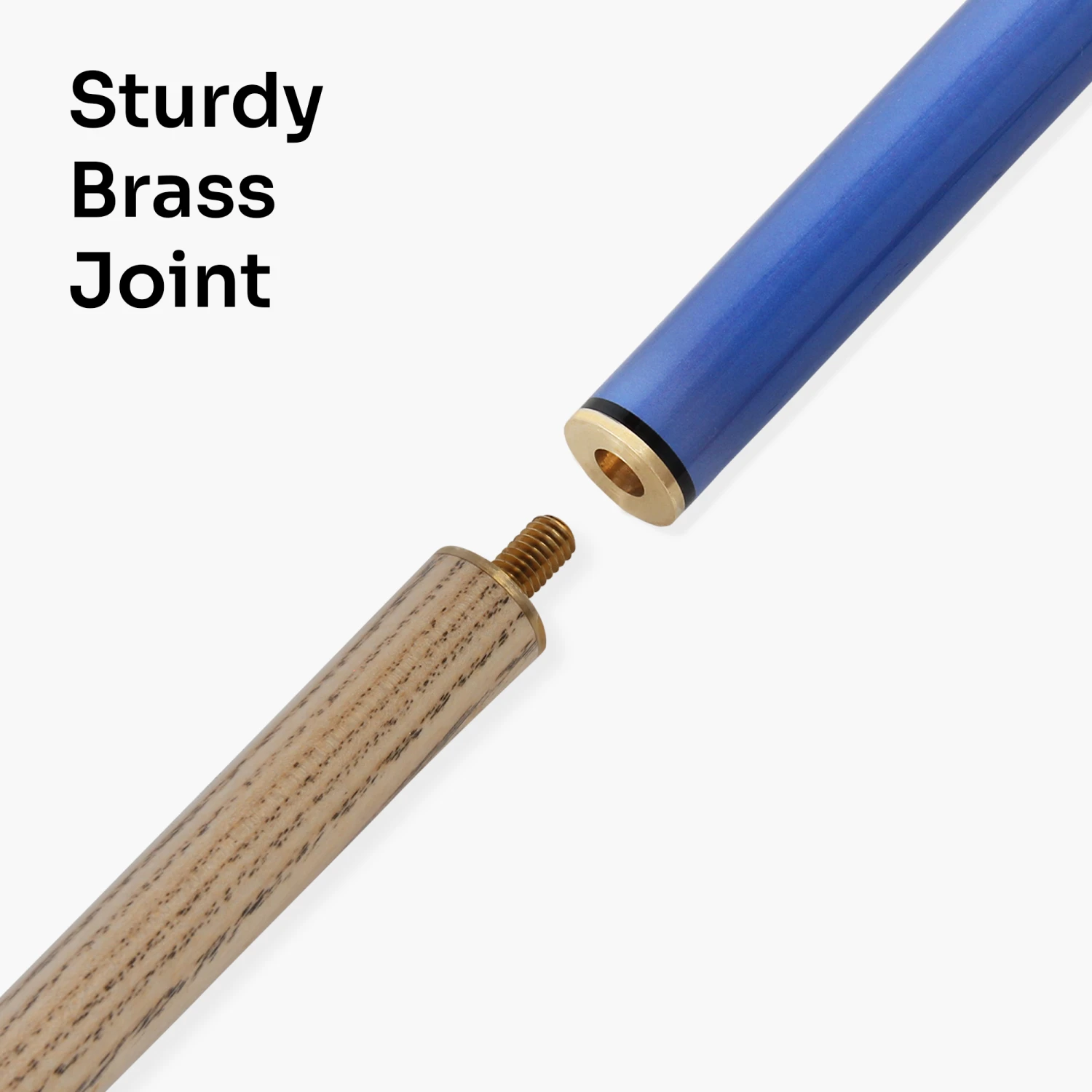 Jonny 8 Ball Jonny 8 Ball 42 Inch BLUE JET JUNIOR 2pc Ash Snooker Cue & SOFT CASE - 9mm Tip 5 Jonny 8 Ball Jonny 8 Ball 42 Inch BLUE JET JUNIOR 2pc Ash Snooker Cue & SOFT CASE - 9mm Tip - Image 3