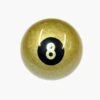 Aramith Exclusive 2" Aramith Premier GOLDEN 8 BALL Single Pool Ball 1 Aramith Exclusive 2" Aramith Premier GOLDEN 8 BALL Single Pool Ball -Slok Billiards Equipment Store 4701999634