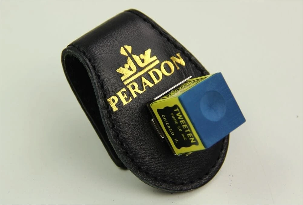 Peradon Peradon Snooker & Pool LEATHER BELT FOB Magnetic Chalk Holder + Triangle Chalk 4 Peradon Peradon Snooker & Pool LEATHER BELT FOB Magnetic Chalk Holder + Triangle Chalk - Image 2