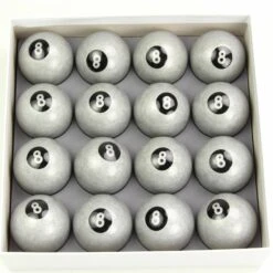 Aramith Exclusive 2" Aramith Premier SILVER 8 BALL - Set Of 16 Pool Balls