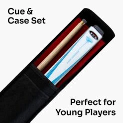 BCE BCE Mark Selby Shockwave 48 Inch 2 Piece Kids Snooker Pool Cue And Case Set 9.5mm Tip -Slok Billiards Equipment Store 48Shockwave8