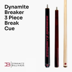 Cue + Case Darren Appleton Signature Series Dynamite Breaker 3 Piece American Pool Break Jump Cue With 13mm Phenolic Tip -Slok Billiards Equipment Store 4 1f188192 f588 4746 9e82 24758f0c339c