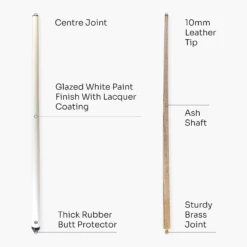 Jonny 8 Ball Jonny 8 Ball 42 Inch WHITE JET JUNIOR 2 Pc Ash Pool Snooker Cue - 10mm Tip 12 Jonny 8 Ball Jonny 8 Ball 42 Inch WHITE JET JUNIOR 2 Pc Ash Pool Snooker Cue - 10mm Tip -Slok Billiards Equipment Store 4 2b24c117 dfe8 4c07 9cc2 4baa6af59664